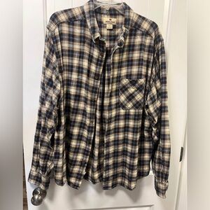 Woolrich flannel- men's size XL- like new condition